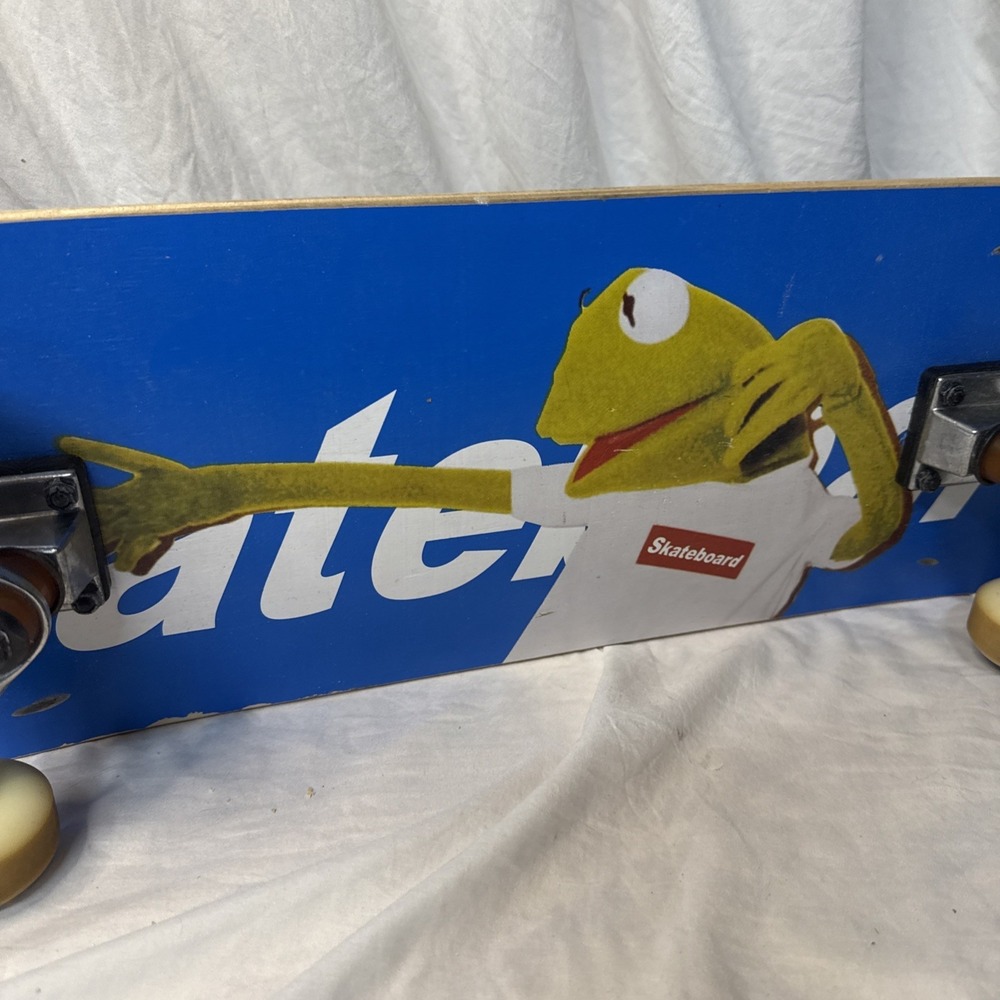 EX Kermit Frog Graphic Blue Skateboard Truck Ex Wheels Board Ride - Picture 5 of 12